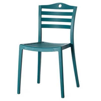 Fabulaxe Modern Plastic Dining Chair with Ladderback Design 9 Fabulaxe Modern Plastic Dining Chair with Ladderback Design - Image 7