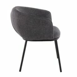 Ashland Contemporary Dining Chair - LumiSource Black/charcoal