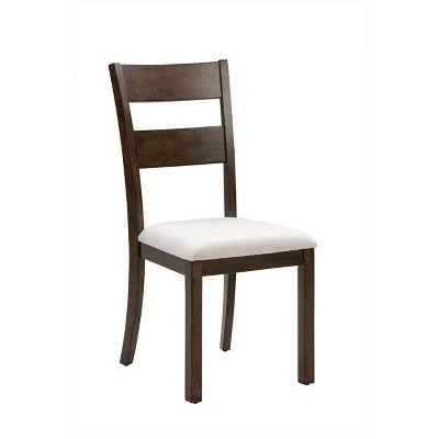 Zoey Dining Chair - Abbyson Living Walnut 5 Zoey Dining Chair - Abbyson Living Walnut - Image 3