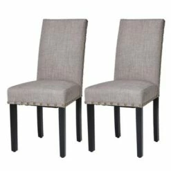 Set of 2 Upholstered Fabric Armless Dining Chairs with Studded Decor - Glitzhome Tan 20 Set of 2 Upholstered Fabric Armless Dining Chairs with Studded Decor - Glitzhome Tan -Dining Chairs And Benches Official Shop unnamed file 7587