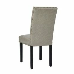Set of 2 Upholstered PU Armless Dining Chairs with Studded Decor Gray - Glitzhome 13 Set of 2 Upholstered PU Armless Dining Chairs with Studded Decor Gray - Glitzhome -Dining Chairs And Benches Official Shop unnamed file 7604