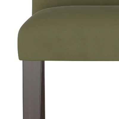 Alex Camel Back Dining Chair in Velvet - Skyline Furniture Pearl 6 Alex Camel Back Dining Chair in Velvet - Skyline Furniture Pearl - Image 4