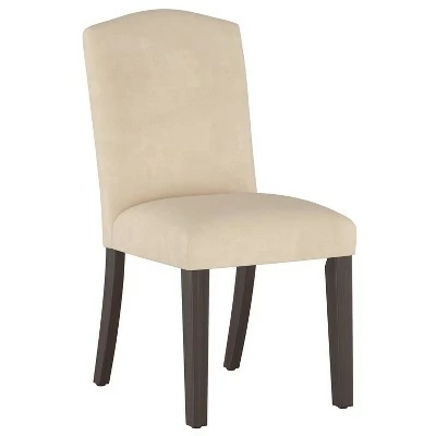 Alex Camel Back Dining Chair in Velvet - Skyline Furniture Pearl 9 Alex Camel Back Dining Chair in Velvet - Skyline Furniture Pearl - Image 7