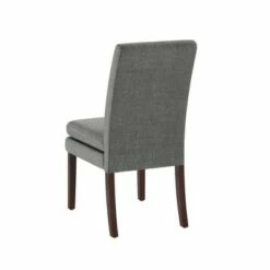 Room & Joy Set of 2 Cale Upholstered Dining Chairs Gray Linen with Dark Base - Room & Joy -Dining Chairs And Benches Official Shop unnamed file 7635
