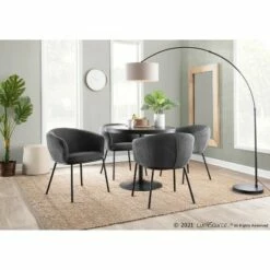 Ashland Contemporary Dining Chair - LumiSource Black/charcoal 18 Ashland Contemporary Dining Chair - LumiSource Black/charcoal -Dining Chairs And Benches Official Shop unnamed file 764