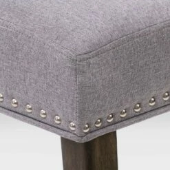 Set of 2 Tiffany Upholstered Dining Chairs - CorLiving Pewter Gray -Dining Chairs And Benches Official Shop unnamed file 7654