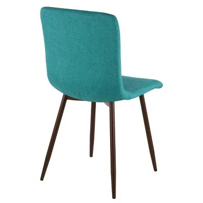 Edgemod Set of 4 Pierre Mid Century Dining Chair - Poly & Bark Gray 6 Edgemod Set of 4 Pierre Mid Century Dining Chair - Poly & Bark Gray - Image 4