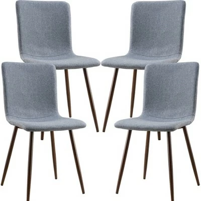 Edgemod Set of 4 Pierre Mid Century Dining Chair - Poly & Bark Gray 14 Edgemod Set of 4 Pierre Mid Century Dining Chair - Poly & Bark Gray - Image 12