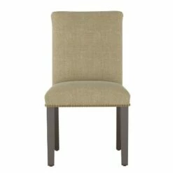 Shelly Nail Button Dining Chair in Textured Linen - Skyline Furniture Natural -Dining Chairs And Benches Official Shop unnamed file 7685