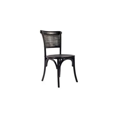 Set of 2 Ugashik Dining Chairs Antique Black - Alder Bay 6 Set of 2 Ugashik Dining Chairs Antique Black - Alder Bay - Image 4