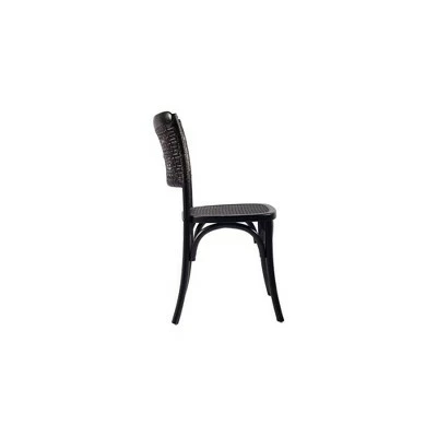 Set of 2 Ugashik Dining Chairs Antique Black - Alder Bay 7 Set of 2 Ugashik Dining Chairs Antique Black - Alder Bay - Image 5