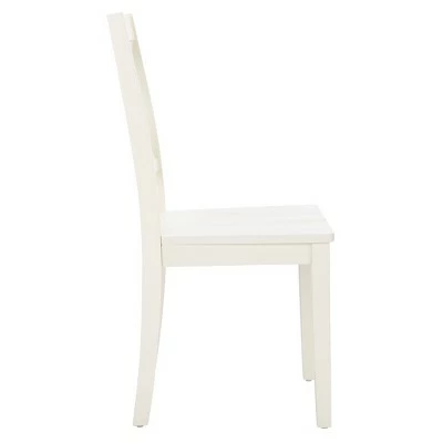 Set of 2 Silio X Back Dining Chairs - Safavieh White 7 Set of 2 Silio X Back Dining Chairs - Safavieh White - Image 5