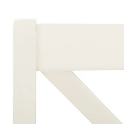 Set of 2 Silio X Back Dining Chairs - Safavieh White 11 Set of 2 Silio X Back Dining Chairs - Safavieh White - Image 9