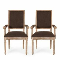 Set of 2 Maria French Country Wood Upholstered Dining Chairs - Christopher Knight Home Gray 27 Set of 2 Maria French Country Wood Upholstered Dining Chairs - Christopher Knight Home Gray -Dining Chairs And Benches Official Shop unnamed file 777