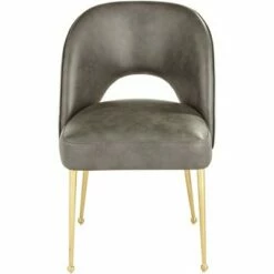 55 Downing Street Kais Gray Faux Leather and Gold Legs Dining Chair 12 55 Downing Street Kais Gray Faux Leather and Gold Legs Dining Chair -Dining Chairs And Benches Official Shop unnamed file 7791