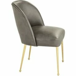 55 Downing Street Kais Gray Faux Leather and Gold Legs Dining Chair 13 55 Downing Street Kais Gray Faux Leather and Gold Legs Dining Chair -Dining Chairs And Benches Official Shop unnamed file 7792