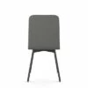 Braga Dining Chair - Amisco Dark Gray/black
