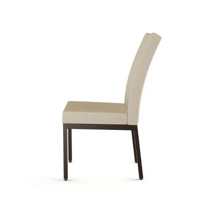 Polly Dining Chair - Amisco Dark Gray/black 4 Polly Dining Chair - Amisco Dark Gray/black - Image 2