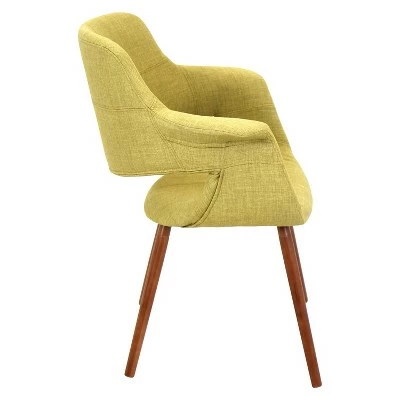 Vintage Flair Dining Chair Wood/Green - LumiSource 3 Vintage Flair Dining Chair Wood/Green - LumiSource