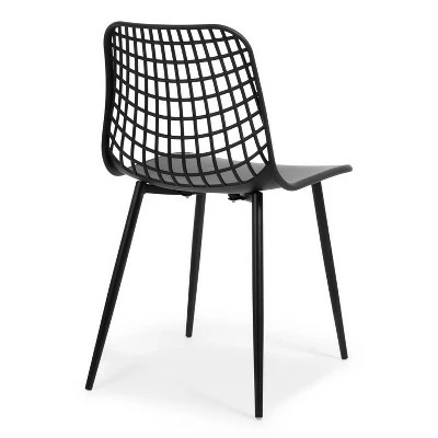 Set of 4 Penelope Dining Chairs - Poly & Bark White 5 Set of 4 Penelope Dining Chairs - Poly & Bark White - Image 3