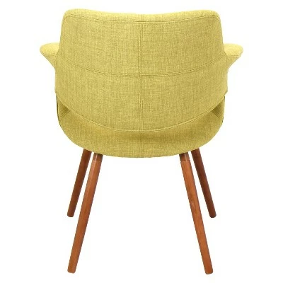 Vintage Flair Dining Chair Wood/Green - LumiSource 5 Vintage Flair Dining Chair Wood/Green - LumiSource - Image 3