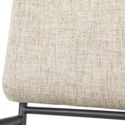 Set of 2 Indra Dining Chairs Cream - Lifestorey 5 Set of 2 Indra Dining Chairs Cream - Lifestorey - Image 3