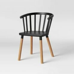 Set of 2 Balboa Barrel Back Dining Chair - Project 62™ Black/wood -Dining Chairs And Benches Official Shop unnamed file 80