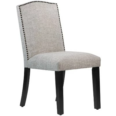 Ayala Nail Button Dining Chair in Linen - Skyline Furniture Zuma Cobblestone 9 Ayala Nail Button Dining Chair in Linen - Skyline Furniture Zuma Cobblestone - Image 7