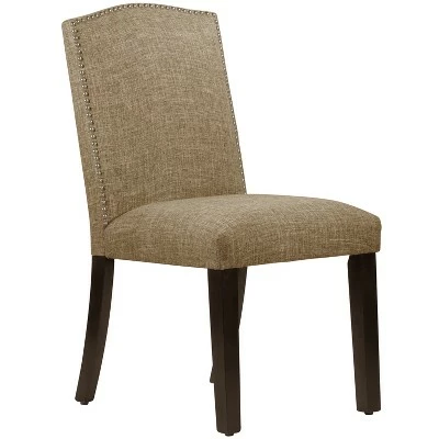 Ayala Nail Button Dining Chair in Linen - Skyline Furniture Zuma Cobblestone 10 Ayala Nail Button Dining Chair in Linen - Skyline Furniture Zuma Cobblestone - Image 8