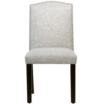 Ayala Nail Button Dining Chair in Linen - Skyline Furniture Zuma Cobblestone 11 Ayala Nail Button Dining Chair in Linen - Skyline Furniture Zuma Cobblestone - Image 9