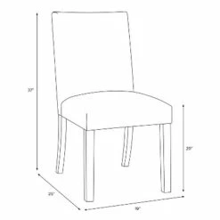 Hendrix Dining Chair in Velvet - Skyline Furniture Navy Blue -Dining Chairs And Benches Official Shop unnamed file 8060