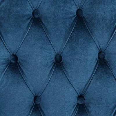 Studio 55D Dillan Modern Blue Tufted Dining Chairs Set of 2 4 Studio 55D Dillan Modern Blue Tufted Dining Chairs Set of 2 - Image 2