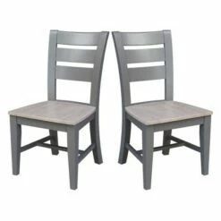 Set of 2 Shasta Dining Chairs Clay/Taupe - International Concepts -Dining Chairs And Benches Official Shop unnamed file 8122