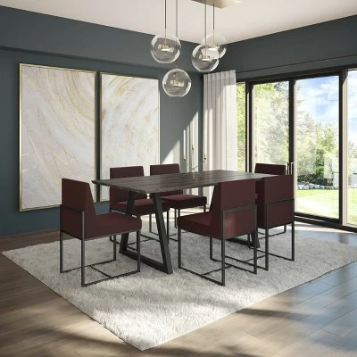 Derry Dining Chair - Amisco Gray/matt Light Gray 7 Derry Dining Chair - Amisco Gray/matt Light Gray - Image 5