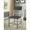 Set of 2 Goslar Industrial Dining Chair Silver - miBasics