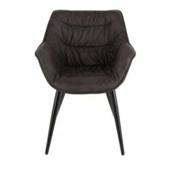 Set of 2 Rouche Contemporary Dining Chairs Metal/Polyester Black/Black - LumiSource -Dining Chairs And Benches Official Shop unnamed file 815