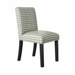 Set of 4 Blanca Upholstered Dining Chairs - Handy Living Checkered Denim Blue -Dining Chairs And Benches Official Shop unnamed file 8171