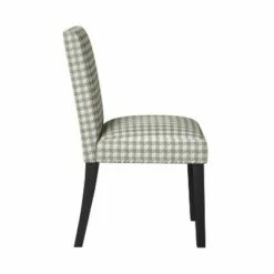 Set of 4 Blanca Upholstered Dining Chairs - Handy Living Checkered Denim Blue -Dining Chairs And Benches Official Shop unnamed file 8172