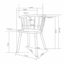 Set of 2 Balboa Barrel Back Dining Chair - Project 62™ Black/wood -Dining Chairs And Benches Official Shop unnamed file 82