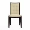 Set of 2 Executor Faux Leather Dining Chairs - Manhattan Comfort Cream
