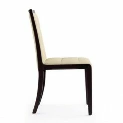Set of 2 Executor Faux Leather Dining Chairs - Manhattan Comfort Cream -Dining Chairs And Benches Official Shop unnamed file 8202