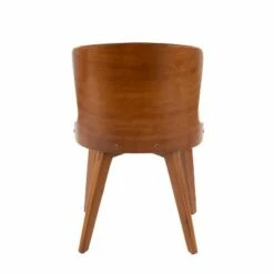 Bocello Mid-Century Modern Chair Cream/Walnut - LumiSource 12 Bocello Mid-Century Modern Chair Cream/Walnut - LumiSource -Dining Chairs And Benches Official Shop unnamed file 8261