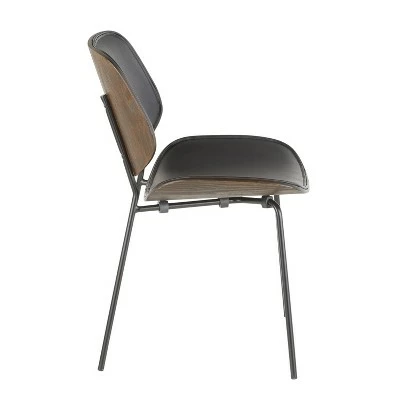 Industrial Lombardi Chair Black - LumiSource 3 Industrial Lombardi Chair Black - LumiSource
