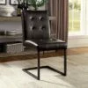 Set of 2 Telford Upholstered Side Chairs Black - HOMES: Inside + Out
