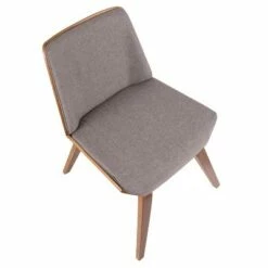 Lumisource Corazza Mid Century Modern Chair Gray -Dining Chairs And Benches Official Shop unnamed file 8356
