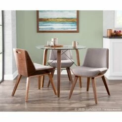 Lumisource Corazza Mid Century Modern Chair Gray -Dining Chairs And Benches Official Shop unnamed file 8362