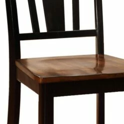 Set of 2 Earlton Striped Cutout Back Side Chairs Red/Black - HOMES: Inside + Out -Dining Chairs And Benches Official Shop unnamed file 8374