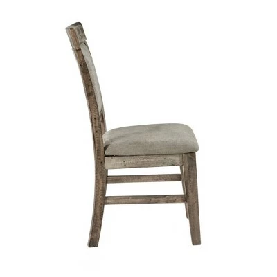 Ink+Ivy Set of 2 Oliver Dining Side Chair Natural/Gray 7 Ink+Ivy Set of 2 Oliver Dining Side Chair Natural/Gray - Image 5