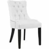 Set of 2 Regent Dining Side Chair Vinyl White - Modway