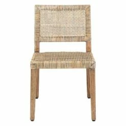 Set of 2 Celyn Dining Side Chairs Gray/Brown - East at Main